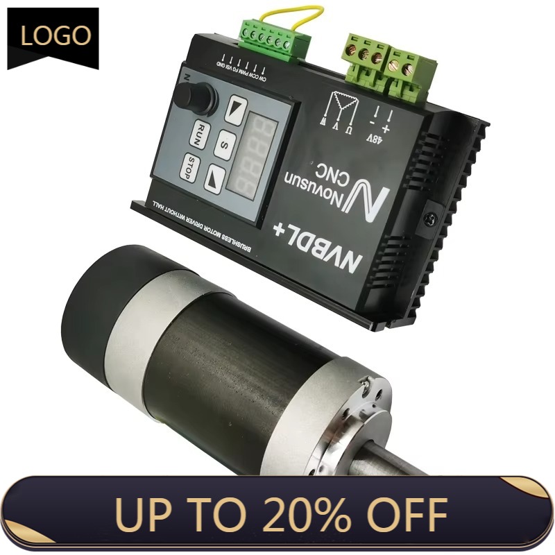 Cnc Spindle Motor - DC Fırçasız 48V Hava Soğutmalı Mil