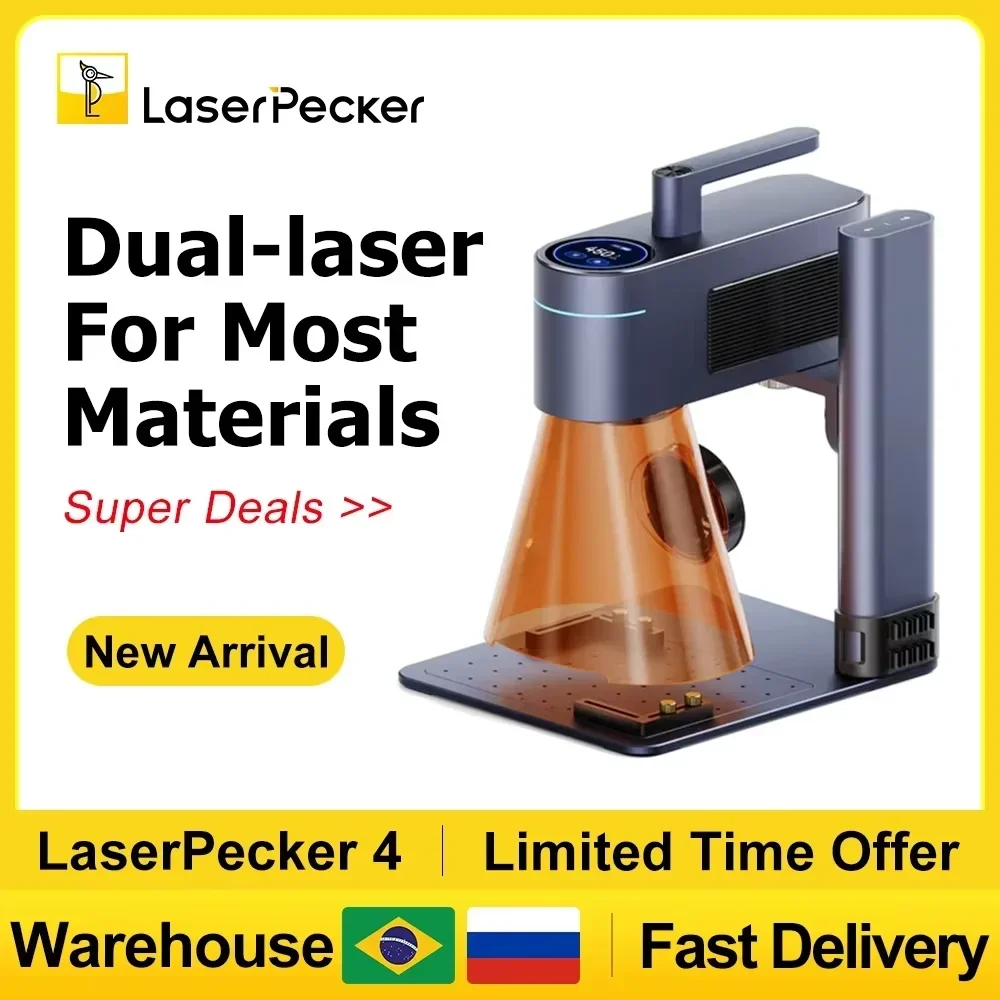 Laser Marking Machine - LASERPECKER 4 LP4 Lazer Kazıma Makinesi