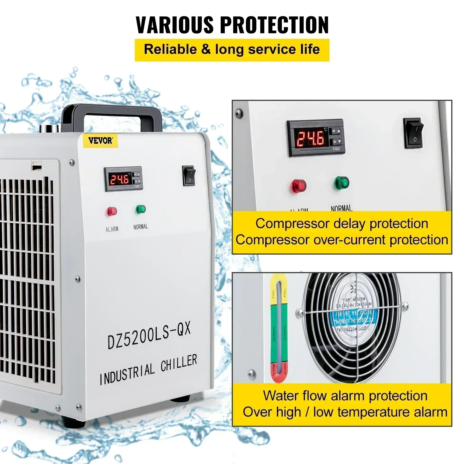 SIHAO CW-3000 Endüstriyel Sını - Laser Industrial Chiller incelemesi ve fiyatı